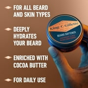 King C. Gillette Men's Soft Beard Balm, 3.4 Ounces