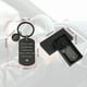 thumbnail image 2 of Llave de seguridad Uxcell, 1 juego de llavero letra E Te necesito aquí conmigo Te amo llavero personalizado con caja de regalo para él, regalos de Navidad y Día de San Valentín, negro y blanco, 2 of 6