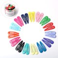 thumbnail image 2 of 15 uds/paquete de horquillas de Color caramelo pinza de pelo para niños niñas pasadores BB Clips, juego de 15 uds de colores aleatorios JAMW Sencillez, 2 of 5