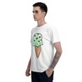 thumbnail image 5 of Mint Ice-Cream Men's T-Shirt Cotton 100% Summer Tops Fashion Casual Mint Ice-Cream Short Sleeves for Men Women Round Collar Top Tees, 5 of 6