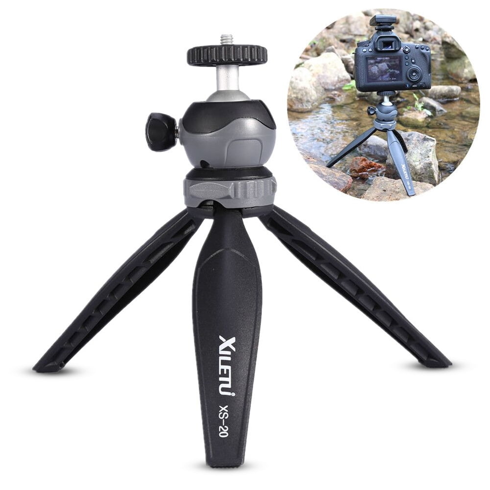 WALFRONT Mini 1/4 Camera Tripod Tabletop Tripod Camera Holder Small