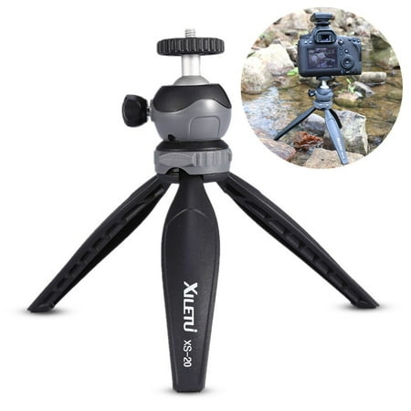 Yosoo Camera Mini Tripod, ABS Plastic Tripod with 360 Degree Removable Ball Head and 2.5kgs Load for Travel and Work, for Digital Camera,Small Size Professional Cameras, Phones