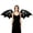Black, variant on REDARER Adults Skeleton Bat Wings Accessory Gothic Style Halloween Cosplay Party Themed Prop,One Size