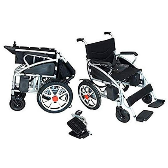 Electric Wheelchair with Lithium Battery, Electric Power Wheelchair Auto and Manual Mode