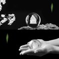 thumbnail image 4 of H&D Crystal Buddha Statue Buddha Figurine - 3D Crystal Ball with Stand (Clear), 4 of 6
