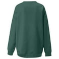 thumbnail image 3 of Tiweut Women Christmas Sweater - Crewneck Pullover Cotton Sweatshirts Xmas Printed Comfy Sweatshirt,Dark Green,L, 3 of 4
