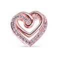 thumbnail image 4 of Pandora People Sparkling Entwined Hearts Charm - 789270C01, 4 of 4