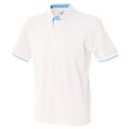 thumbnail image 2 of Front Row Mens Contrast Pique Polo Shirt, 2 of 2