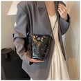 thumbnail image 6 of Sophisticated Chained Mini Satchel - Trendy Universal Shoulder and Crossbody Bag, 6 of 8