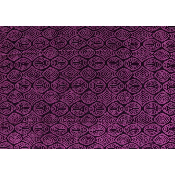 Ahgly Company Indoor Rectangle Abstract Pink Modern Area Rugs, 2' x 3'