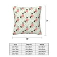4 Packs Decorative Throw Pillow Covers, Cute Dog leaf cool Pillow