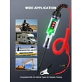 thumbnail image 4 of Test Light Automotive 5-90V Digital LED Light Tester with Voltage Display, Voltage Test Pen with Extended Spring Wire & Stainless Steel Probe, Circuit Tester for Car, RV, Fuse Voltage Systems,RED, 4 of 7