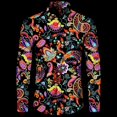 thumbnail image 1 of Camisas de manga larga con estampado 3D vintage de cachemira de la antigua Babilonia para hombre, tótem espiritual hinduismo, gráfico, ropa para hombre, 1 of 6