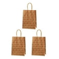 thumbnail image 2 of FXMLRLK 3 Piece Assorted Christmas Kraft Gift Bags - Small Paper Bags with Handles for Xmas Gift Wrapping and Party Supplies, 2 of 9