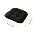 thumbnail image 3 of Yhmxh Tufted Corduroy Chair Cushion with Ties, 17.32"x16.14" Thickened Non-Slip Seat Pad for Dining Chair, Kitchen, Office, Patio, Soft Plush Chair Pillow for Home Decor, Multiple Colors Available, 3 of 6