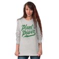 thumbnail image 3 of Plant Power Vegetarian Vegan Workout Long Sleeve TShirt Men Women Brisco Brands S, 3 of 6