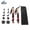Red, variant on Chumajor 2-Pack Folding Ultralight Trekking Poles Set - Adjustable Trekking Poles - Black