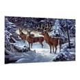 thumbnail image 3 of Elodie Peinture Diamant 5D Ronde Motif Renne Toile 30x20cm, 3 of 8