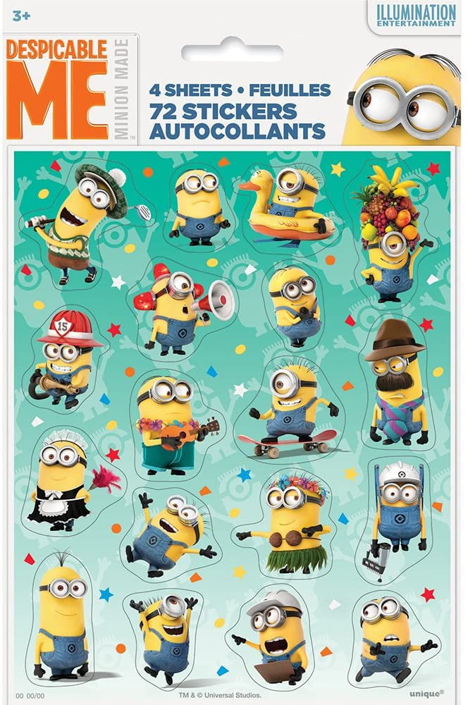 Despicable Me Minions 3D Window Decal STICKER Studios Movie STICKER Universal Studios Movie