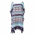 thumbnail image 2 of Traje de baño de gasa a rayas para mujer Bikini Ropa de playa Traje de baño Protector solar Cover Up Kearding FS7875-02, 2 of 6