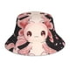 thumbnail image 1 of Balery Cute Axolotl Sakura Blossoms Sombreros para el sol para hombre y mujer, sombrero de pescador con UPF 50+, 1 of 6