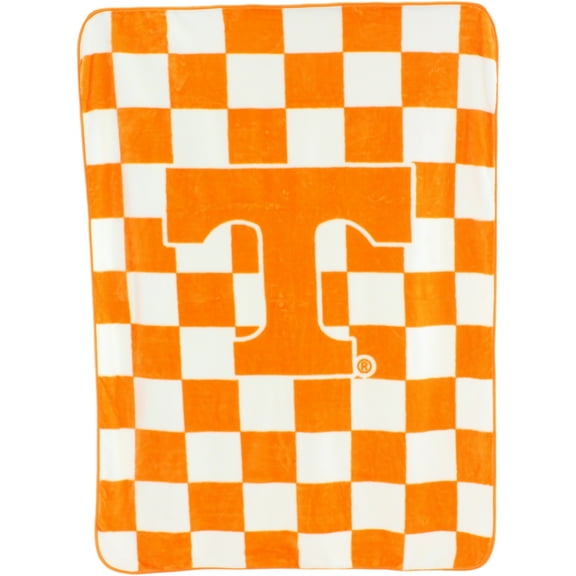 College Covers Tennessee Volunteers Huge Raschel Throw Blanket, Bedspread, 86" x 63"