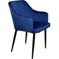 thumbnail image 4 of Set 2 Sillas Comedor Sillones Terciopelo Acolchadas Modernas, 4 of 5