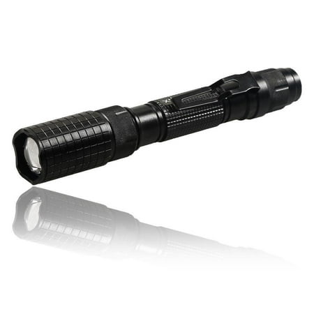 Tactical 150000Lumen T6 5Modes LED Flashlight Aluminum Torch Zoomable Flash Light with Rechargeable Batteries + Charger and Carrying Case