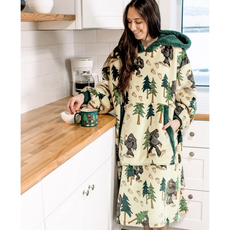 Lazy One Oversized Blanket Hoodie, Comfortable Sleepwear Lazy One Oversized Blanket Hoodie, Comfortable Sleepwear