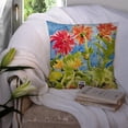 thumbnail image 3 of Carolines Treasures 6038PW1414 Flower - Gerber Daisies   Canvas Fabric Decorative Pillow 14Hx14W multicolor, 3 of 4