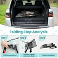 thumbnail image 5 of solautey Large Multi-Pet Stroller for Small & Medium Dogs, 4 Wheels Pet Stroller, Foldable Dog & Cat Stroller for All-Season, Dog Stroller with 360-degree Wheels, 5 of 8