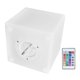thumbnail image 2 of Luz nocturna LED RGBW Control remoto 16 colores Luz nocturna de mesa de 4 modos Cubo de luz de carga USB para barra de casa, 2 of 8