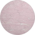 thumbnail image 2 of Addison Rugs Mayfield Premium Machine Washable Transitional Lines Pink Round Rug, 8' x 8', 2 of 5