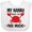 AA-White, variant on Inktastic Nanny Loves Me Grandson Boys or Girls Baby Bib