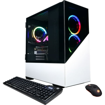 CyberPowerPC - Gamer Supreme Gaming Desktop - AMD Ryzen 7 5700G - 16GB Memory - NVIDIA GeForce RTX 3070 Ti - 1TB SSD - White