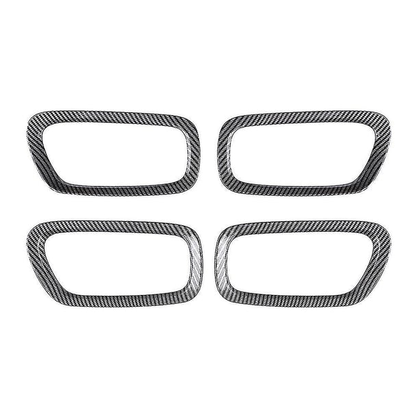 Compatible con el marco interior de la manija de la puerta de fibra de carbono del coche Honda Hrv Vezel 2021