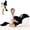 Black-Orca, variant on Muiteiur Monkey Stuffed Animal 39.4" Weighted Plush Monkey Toy