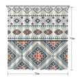thumbnail image 5 of Waterproof Bohemian Shower Curtain 72x72 Inch Boho Style Polyester Unique Shower Curtain for Bathroom Hotel Home Decor with 12 Plastic Hooks, 5 of 5
