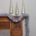 thumbnail image 3 of Northlight 50' x 4" Unlit Shiny Silver 6-Ply Foil Tinsel Christmas Garland, 3 of 3