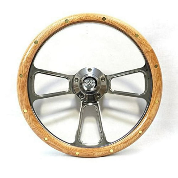 1948 -1959 GMC Pick Up Trucks Vintage Truck Oak & Billet Steering Wheel