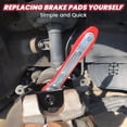 thumbnail image 3 of Lafati Brake Caliper Compression Tool Kit – 360° Ratcheting Piston Compressor with 2 Magnetic Steel Plates & 2 Hooks ,Brake Pad Spreader– Fits 95% of Cars & Light Trucks, 3 of 7