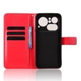 thumbnail image 4 of Wallet Case for Nothing Phone 4A Pro with Card Holder, PU Leather Flip Phone Case with Kickstand Magnetic Closure Wrist Strap Red, 4 of 5