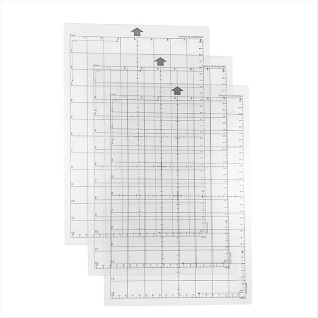 Tapetes de Corte para Silhouette Portrait (Paquete de 3) Tapetes de Corte de 12 X 8 Pulgadas de Repuesto para Accesorios Silhouette Cameo