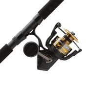 PENN Battle IV Spinning Fishing Combo, 6'6 Medium Heavy Rod, 6000 Size Reel