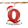 thumbnail image 1 of Adornos navideños familiares personalizados, colgante con monograma de nombre personalizado, adornos para árboles de Navidad 2024, colgantes navideños con purpurina brillante, adornos navideños con te, 1 of 6