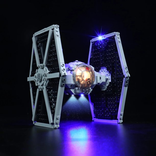 Juego de iluminación LED Vonado para Kit de luces de ladrillos coleccionables Imperial TIE Fighter 75300, no incluye el modelo de construcción