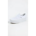 thumbnail image 2 of Vans Women's  Classic Slip-On Stackform Sneakers, Canvas True White size 6.5, 2 of 4