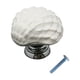 thumbnail image 2 of 10x Pomo de Cerámica, Manija Decorativa, Forma de Concha para Puerta, Armario, Cajón, Armario, Armario, 2 of 7