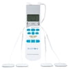 TENS Unit Handheld Electronic Pulse Massager with 8 Pads by Bluestone