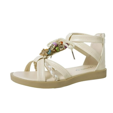 

Wiueurtly Ladies Beaded Fashion Shoes Zipper Boho Beach Back Flat Sandals Open Toe Women s high heels High Heel Boots for Women Size 9 5 in Heels
